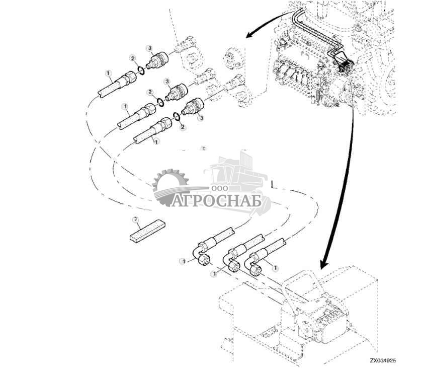 Навесное оборудование, платформенная жатка, серия 600 